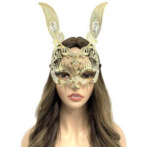 Bunny Masquerade Mask Venetian Laser Cut Rabbit Party Masks